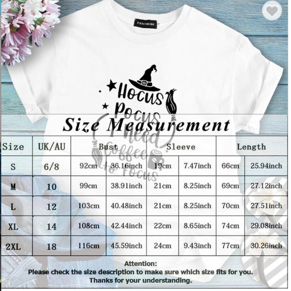 Hocus Pocus I Need Coffee to Focus Graphic Tee - Picture 4 of 4